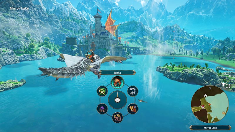 Enjoy riding your monsties in an open world built like an outdoor adventure course, ready to test the limits of your riding actions. Change Monsties on the fly, letting you easily swap through your party for riding actions like flying and wall climbing. Use actions like ranged and melee attacks on nearby monsters to gain an advantage before battle even starts.