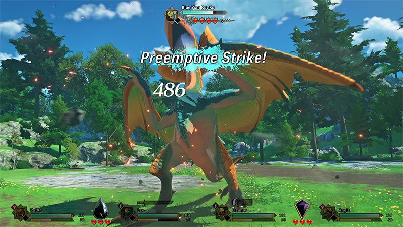 Enjoy riding your monsties in an open world built like an outdoor adventure course, ready to test the limits of your riding actions. Change Monsties on the fly, letting you easily swap through your party for riding actions like flying and wall climbing. Use actions like ranged and melee attacks on nearby monsters to gain an advantage before battle even starts.